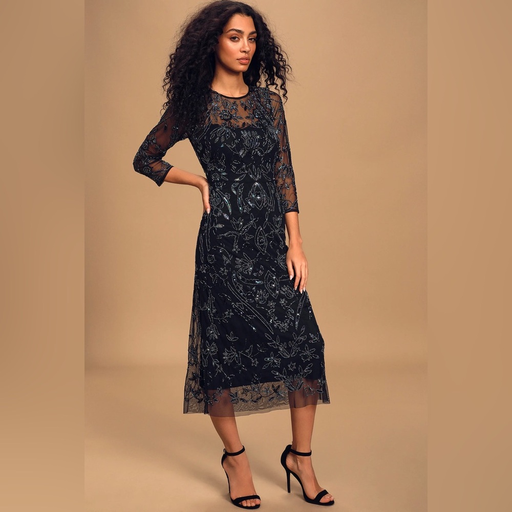 Watch Me Shine ✨ Multi Beaded Dress